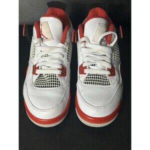 Nike Air Jordan 4 Retro OG GS Fire Red 2020 408452 160 Size 5.5Y